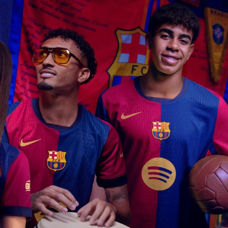 Camiseta Barcelona Hombre Primera Equipación Spotify 24/25 Jugador