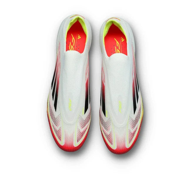 Bota de fútbol Adidas F50+ Elite FG - Blanco/Rojo/Amarillo