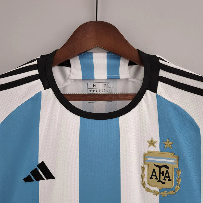 #10 Messi Camiseta Argentina Hombre Primera Equipación 22/23