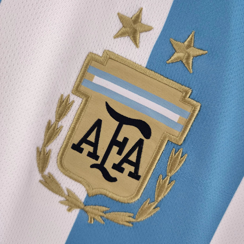 #10 Messi Camiseta Argentina Hombre Primera Equipación 22/23