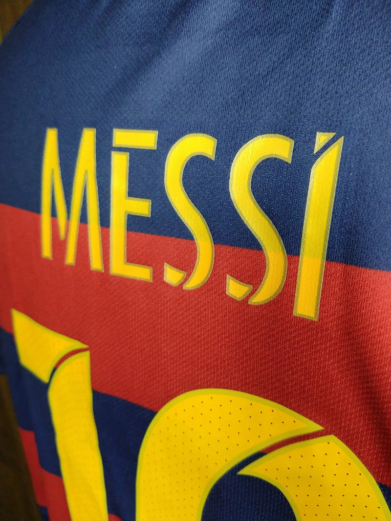 #10 Messi Camiseta Barcelona Hombre Primera Equipación 15/16