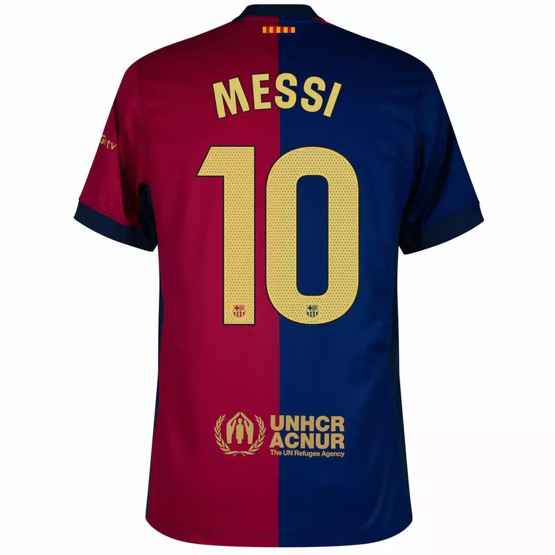 #10 Messi Camiseta Barcelona Hombre Primera Equipación 24/25